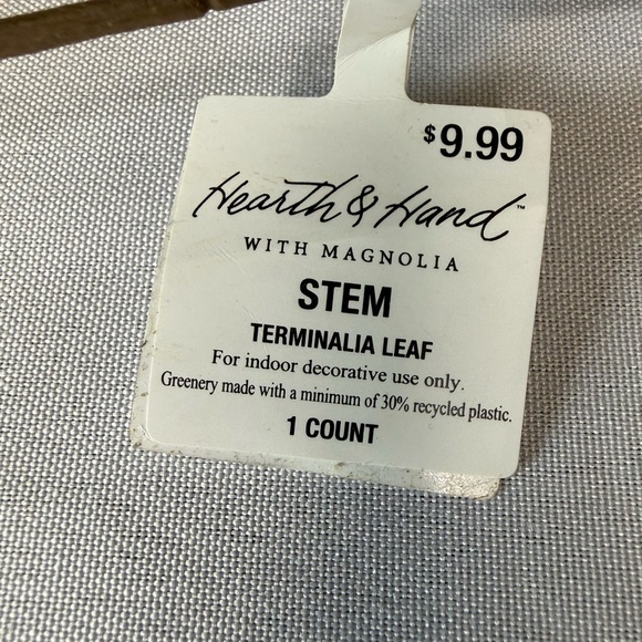 Hearth & Hand W/Magnolia Terminalia Leaf Stem - Qty 2 - NWT - Picture 4 of 7